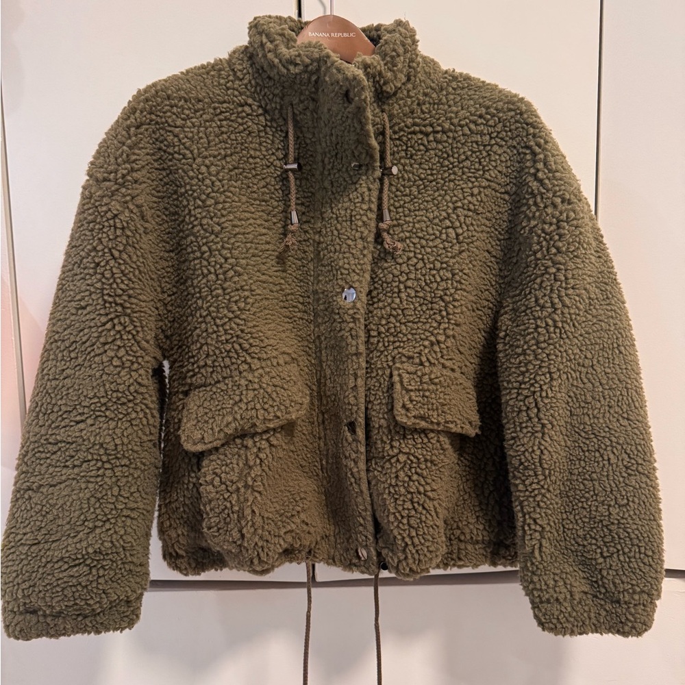 Olive Green Bomber Jacket